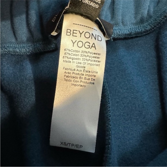 NWT BEYOND YOGA To Go Wide Leg Pant in Blue Gem XS - Picture 5 of 6